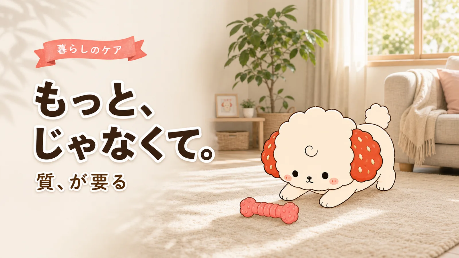 「もっと遊ばないと」じゃなかった。愛犬に必要なのは「質」の話